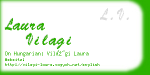 laura vilagi business card